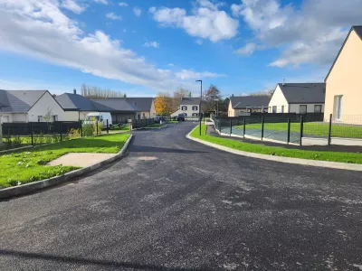 Travaux d'aménagement terminés